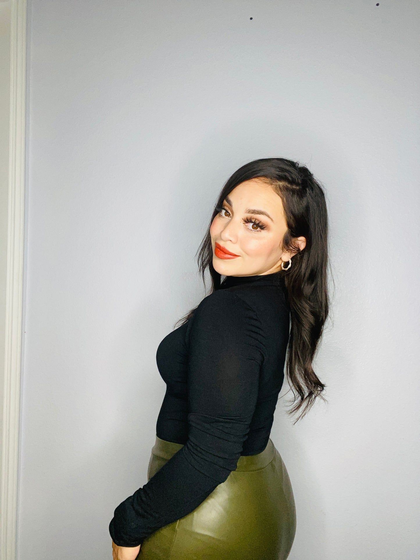 Ink high neck Bodysuit