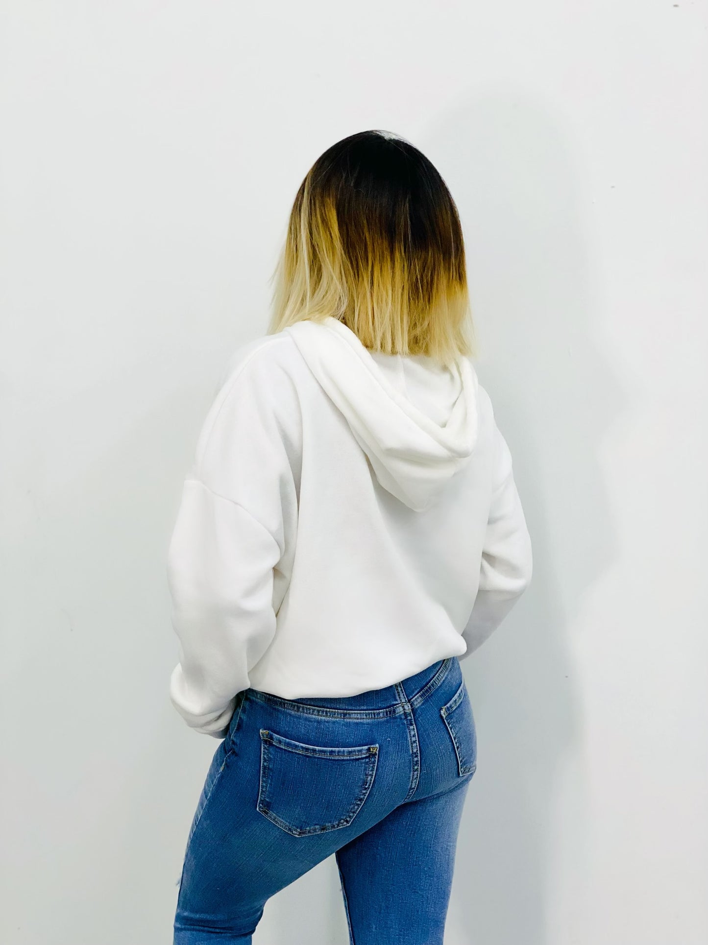 “Belle” White Hoodie