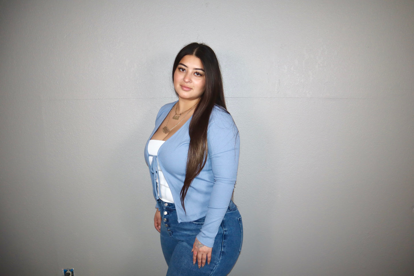 Plus “Sky” Sweater