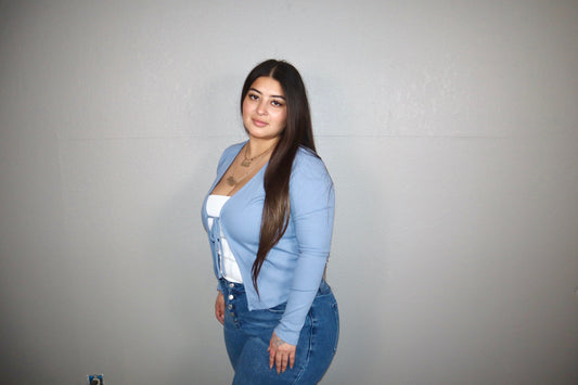 Plus “Sky” Sweater