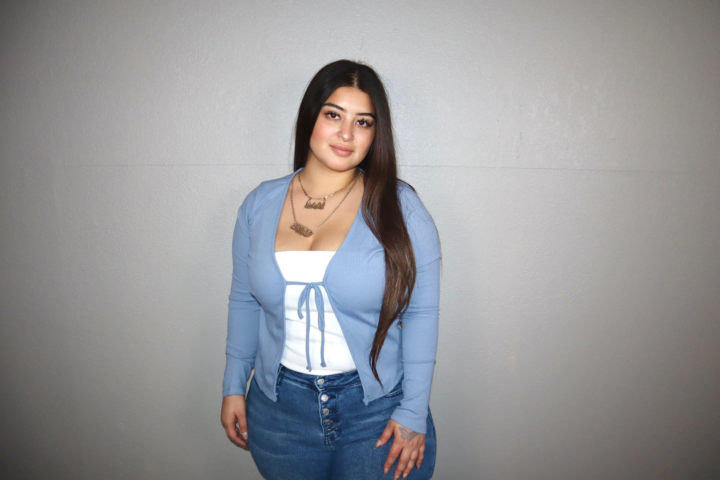 Plus “Sky” Sweater