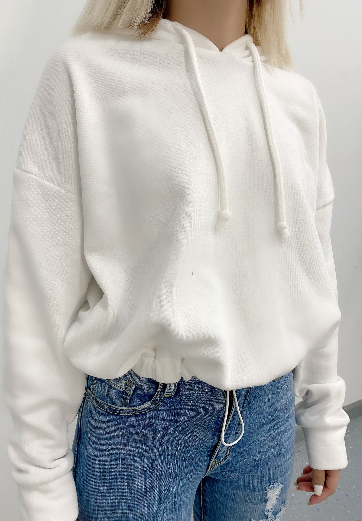 “Belle” White Hoodie