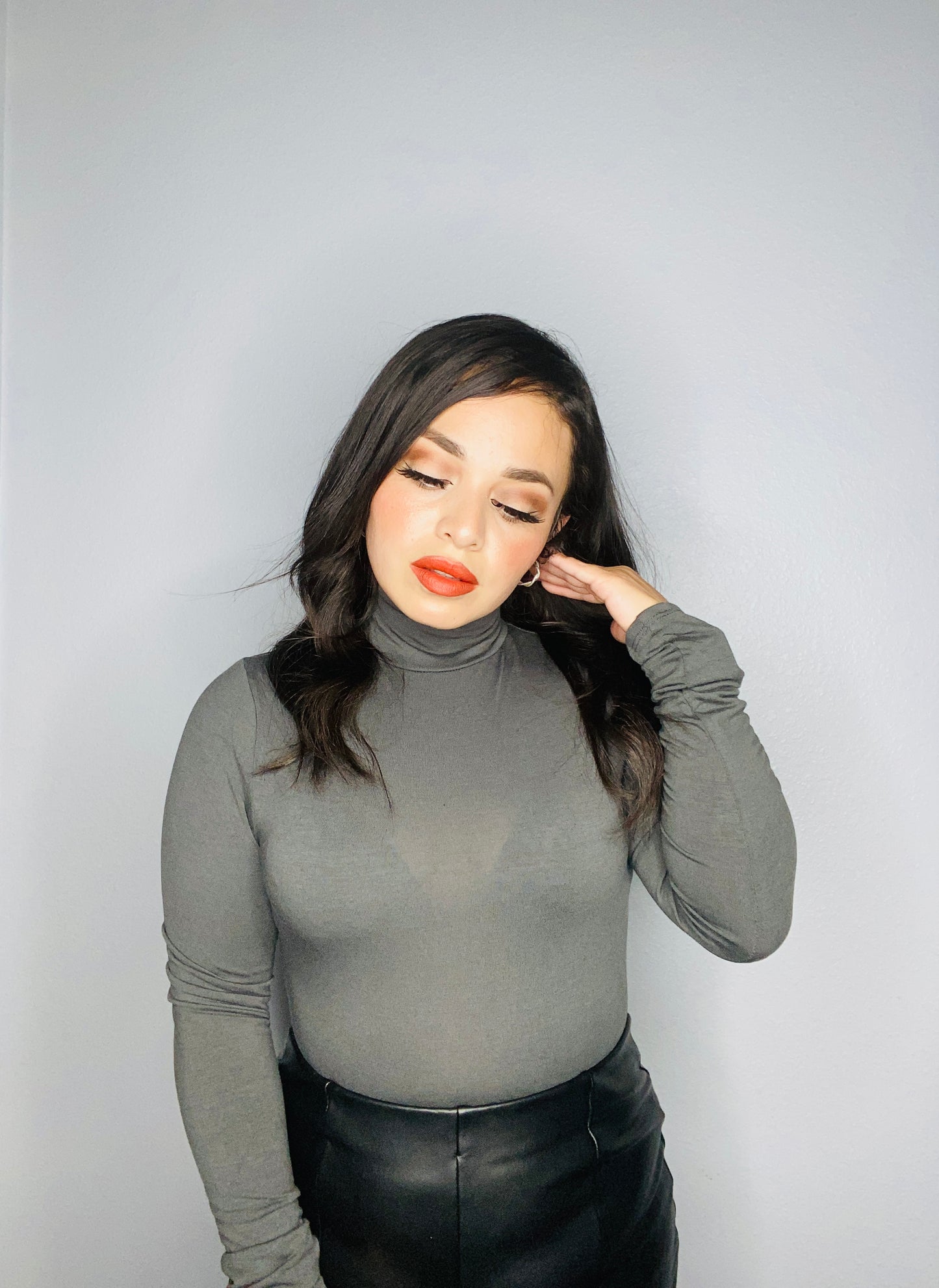 Ash high neck Bodysuit