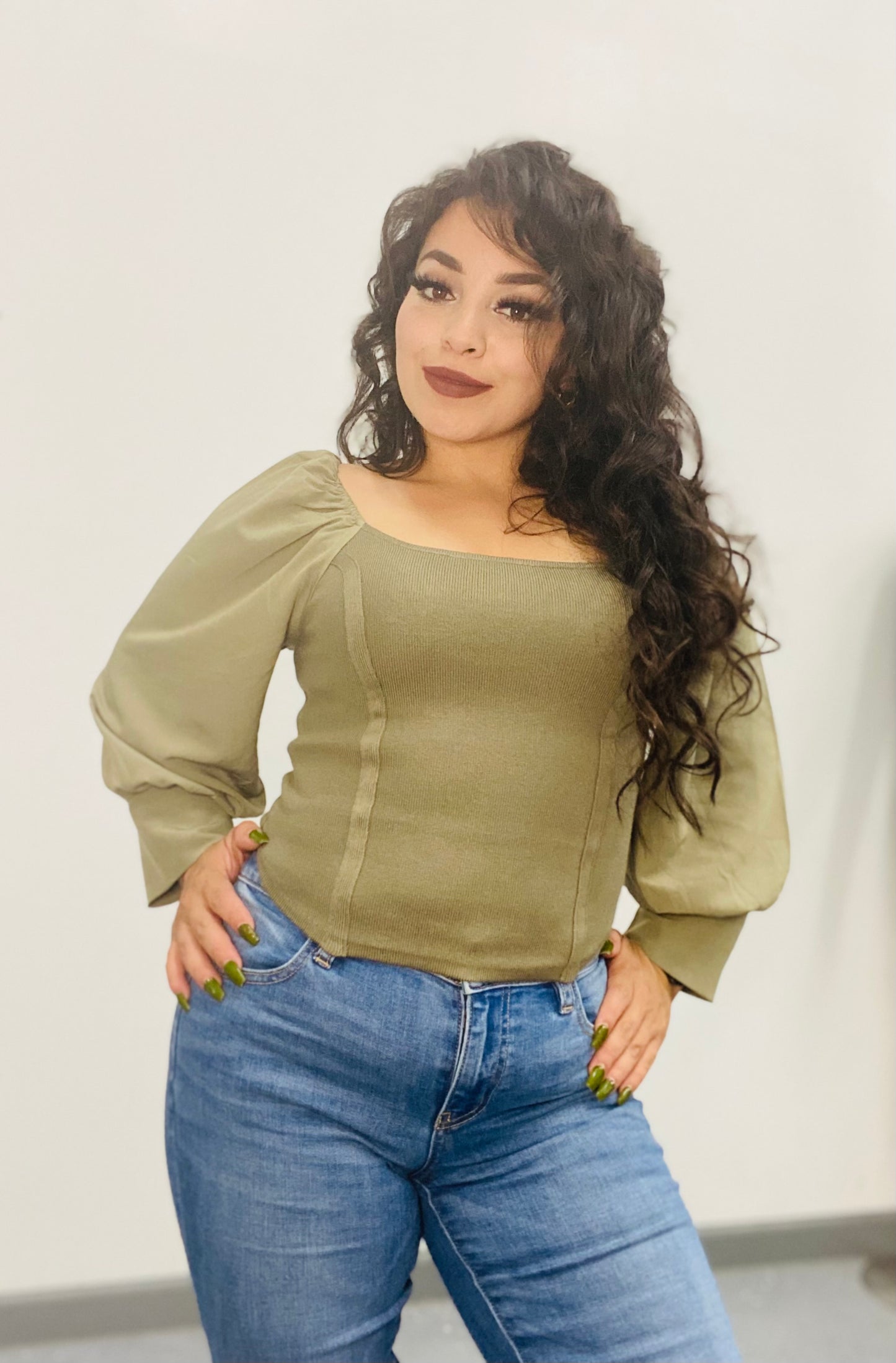 Princess Top (olive)